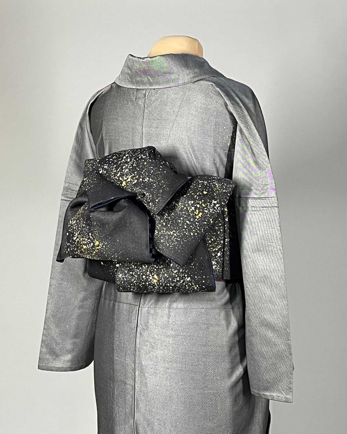 つくり帯 | 和の羽 | シルクデニム | 七彩染 | 児島帯 | 宇宙 | sora | 武田染工 | 武田和也