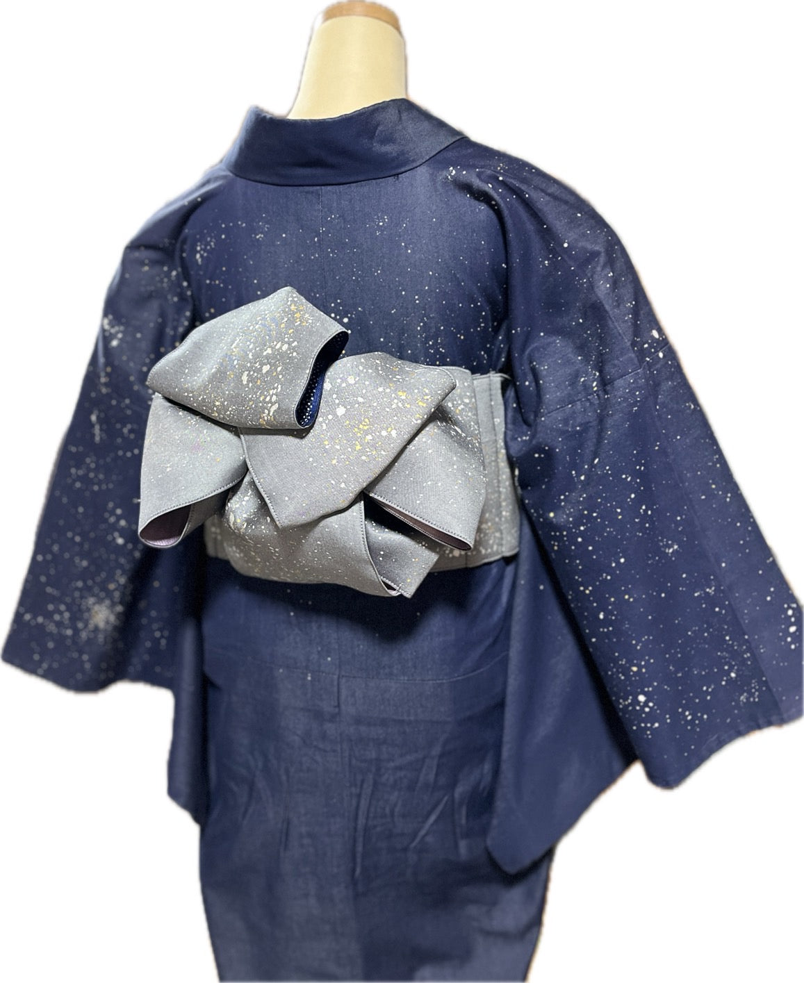 つくり帯 | 和の羽 | シルクデニム | 七彩染 | 児島帯 | 宇宙 | sora | 武田染工 | 武田和也