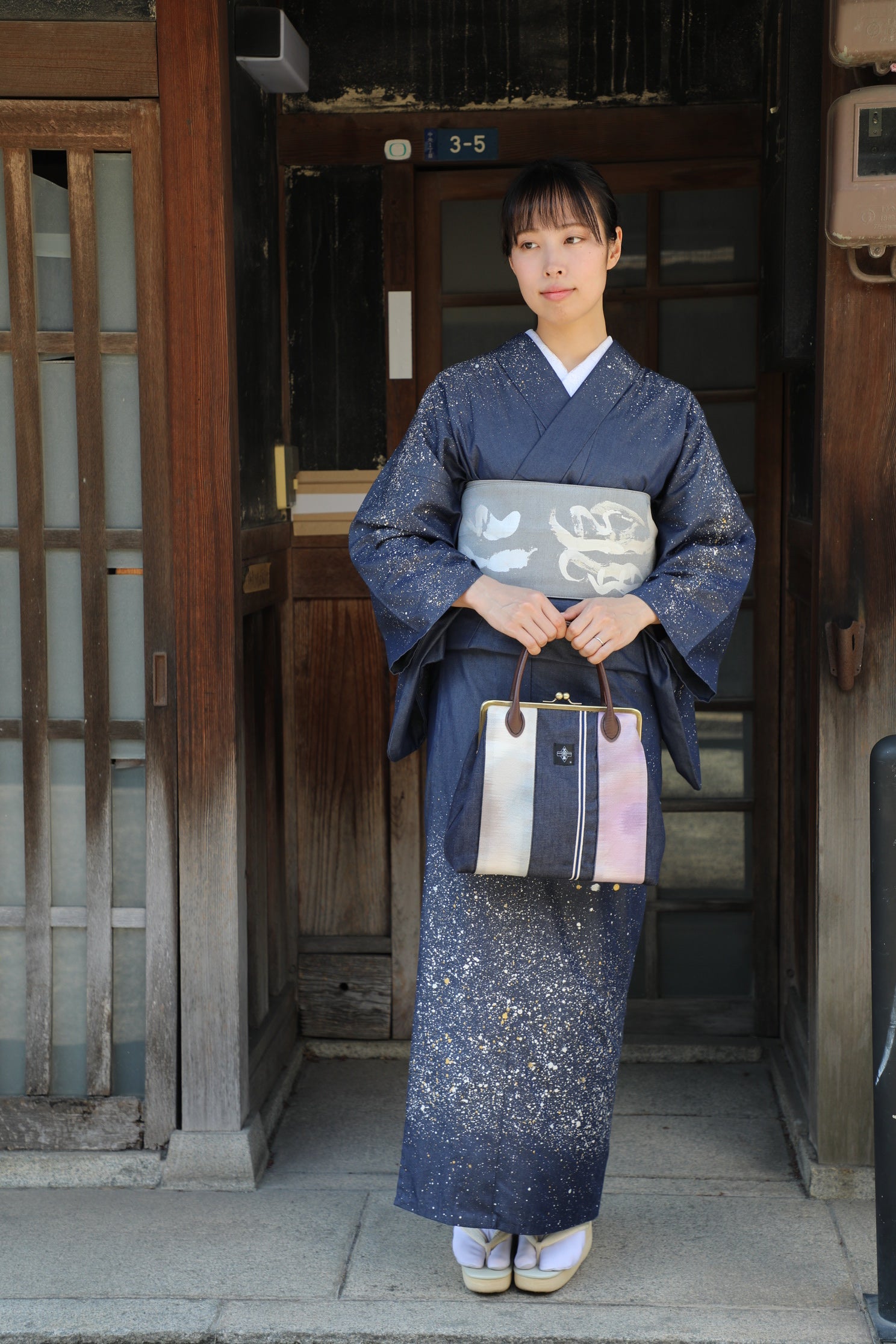 kojimaobi |  児島帯 | バッグ | 岡山デニム 児島デニム 畳べり さなだひも | がま口  