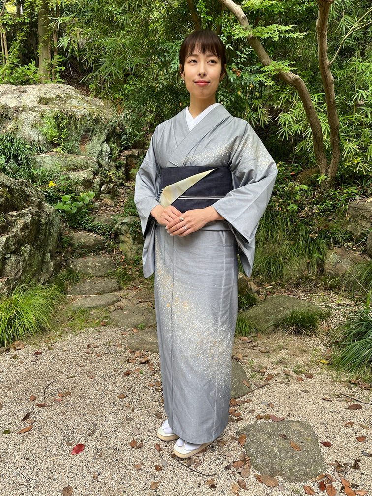 着物 | kimono | 帯 | obi | 児島帯 | kojimaobi | 岡山デニム | たたみべり | denim | デニム着物 | 倉敷デニム | 着物女子 |  七彩染 | 天の川