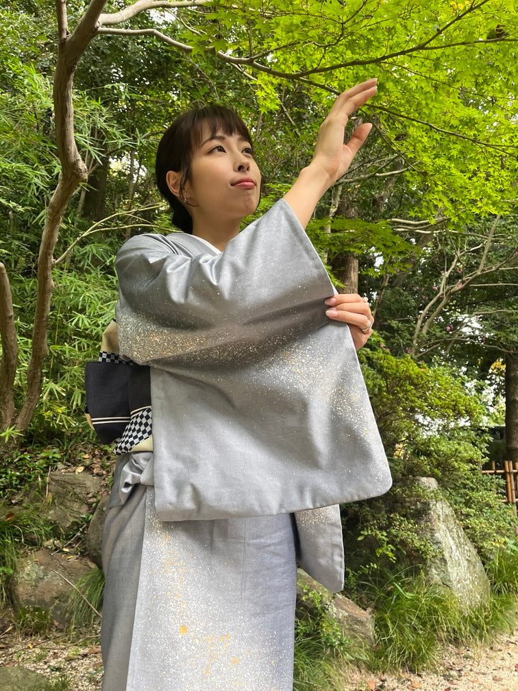 着物 | kimono | 帯 | obi | 児島帯 | kojimaobi | 岡山デニム | たたみべり | denim | デニム着物 | 倉敷デニム | 着物女子 |  七彩染 | 天の川